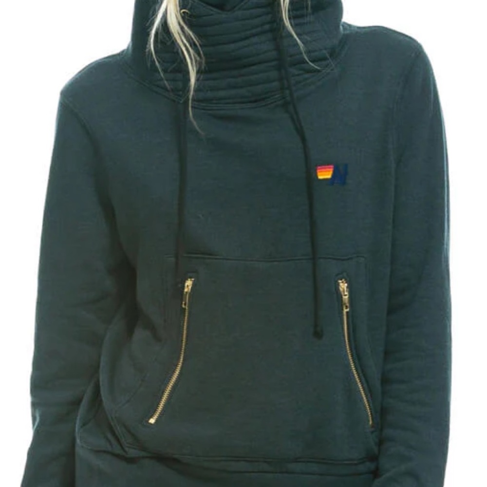 Aviator Nation Ninja Hoodie Charcoal